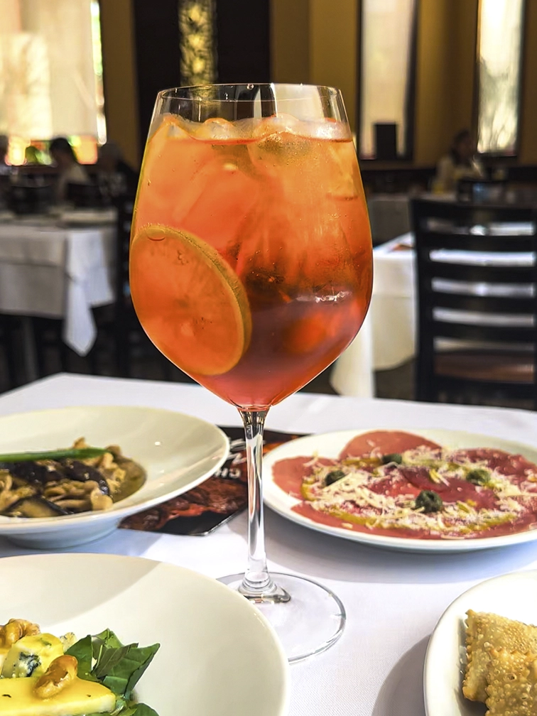 Bebidas na churrascaria Novilho de Prata