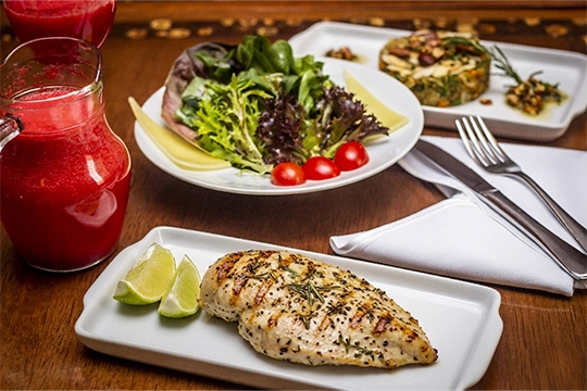 Cardápio Fit à disposição todos os dias na Churrascaria Novilho de Prata